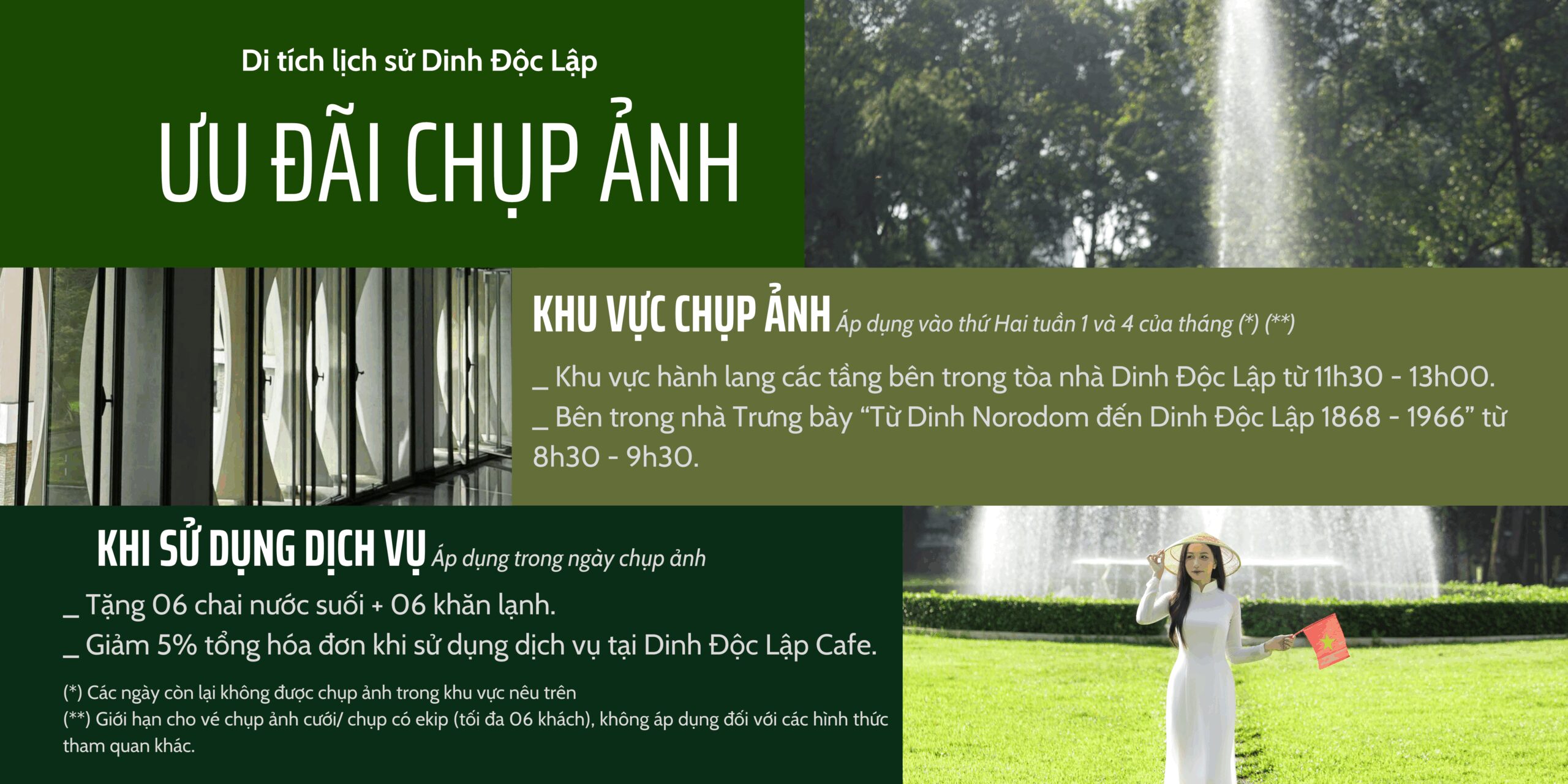 PHOTOGRAPHY PROMOTION PROGRAM AT INDEPENDENCE PALACE